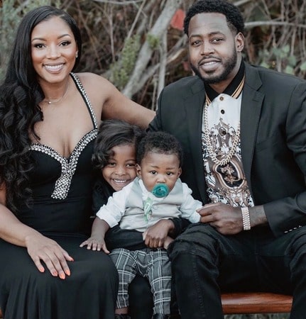 NFL star JaMychal Green, his beloved wife, and their children Jada Green and Mike Jr. Green